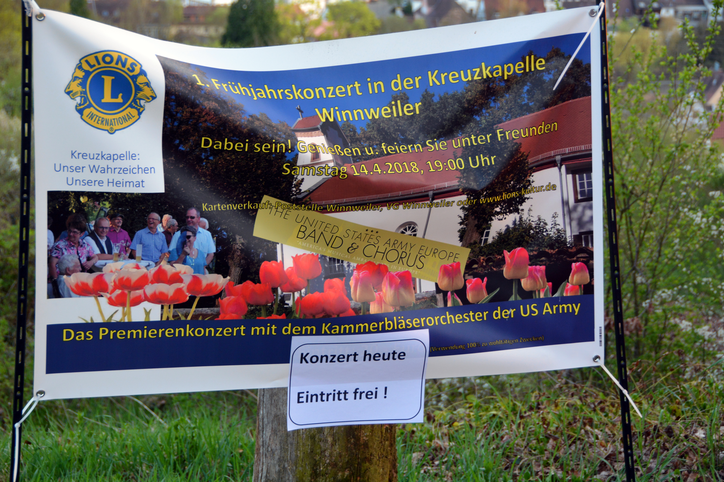 Konzertplakat Kreuzkapelle Winnweiler 2018